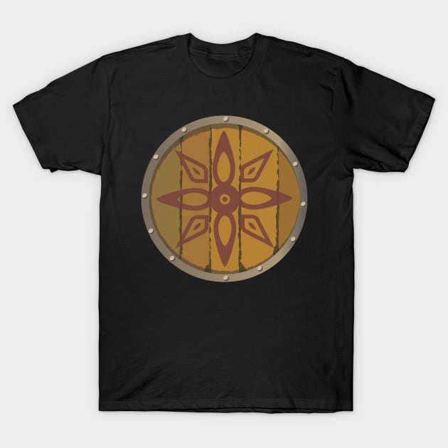 Wooden Shield T-Shirt by Kalepanic